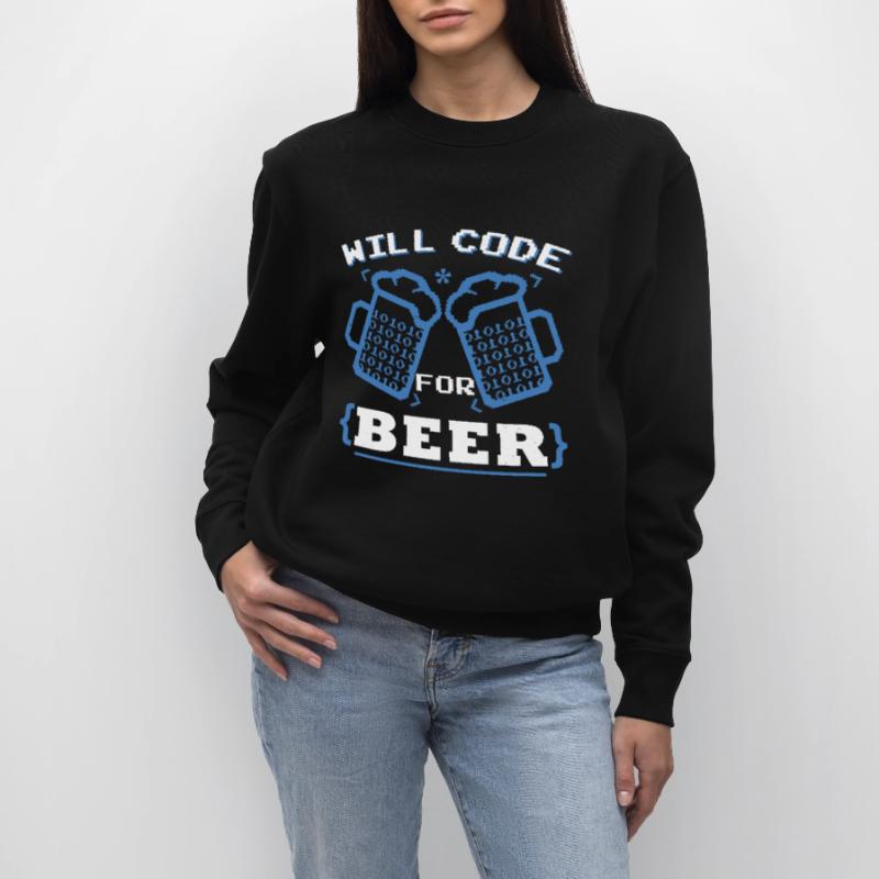 Will Code For Beer | Programmierer Codierung Stanley/Stella Unisex Bio-Sweatshirt CHANGER 
