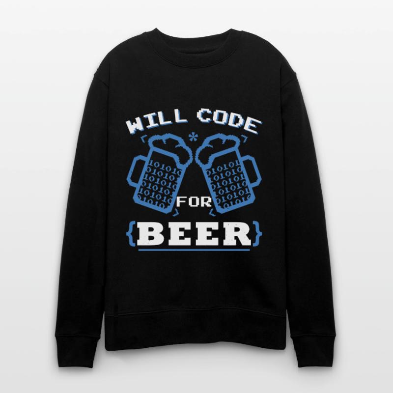 Will Code For Beer | Programmierer Codierung Stanley/Stella Unisex Bio-Sweatshirt CHANGER 