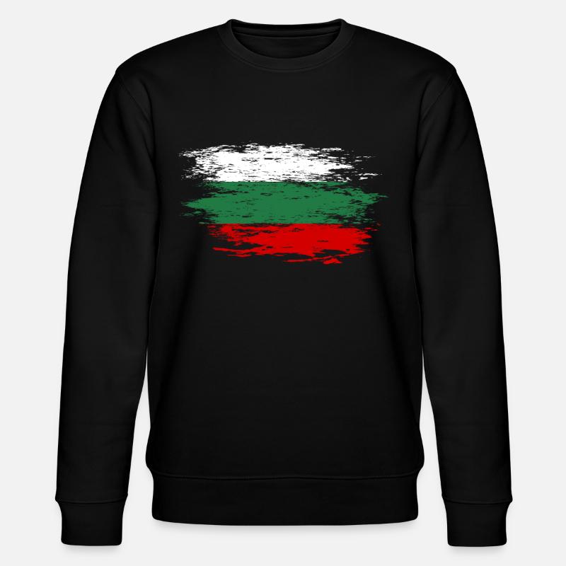Drapeau bulgare utilisé - Sweat bio CHANGER Stanley/Stella Unisexe - noir