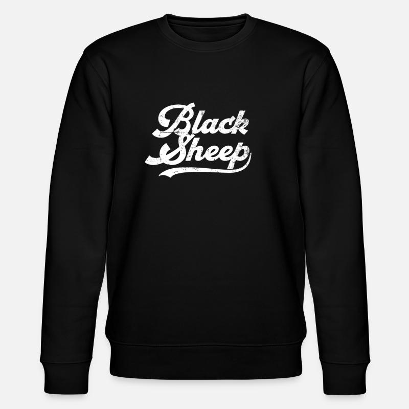 Black Sheep Rétro - Sweat bio CHANGER Stanley/Stella Unisexe - noir