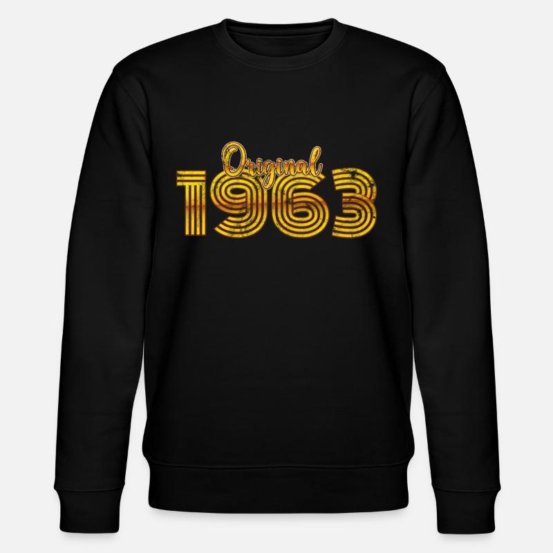 Millésime 1963 - Sweat bio CHANGER Stanley/Stella Unisexe - noir