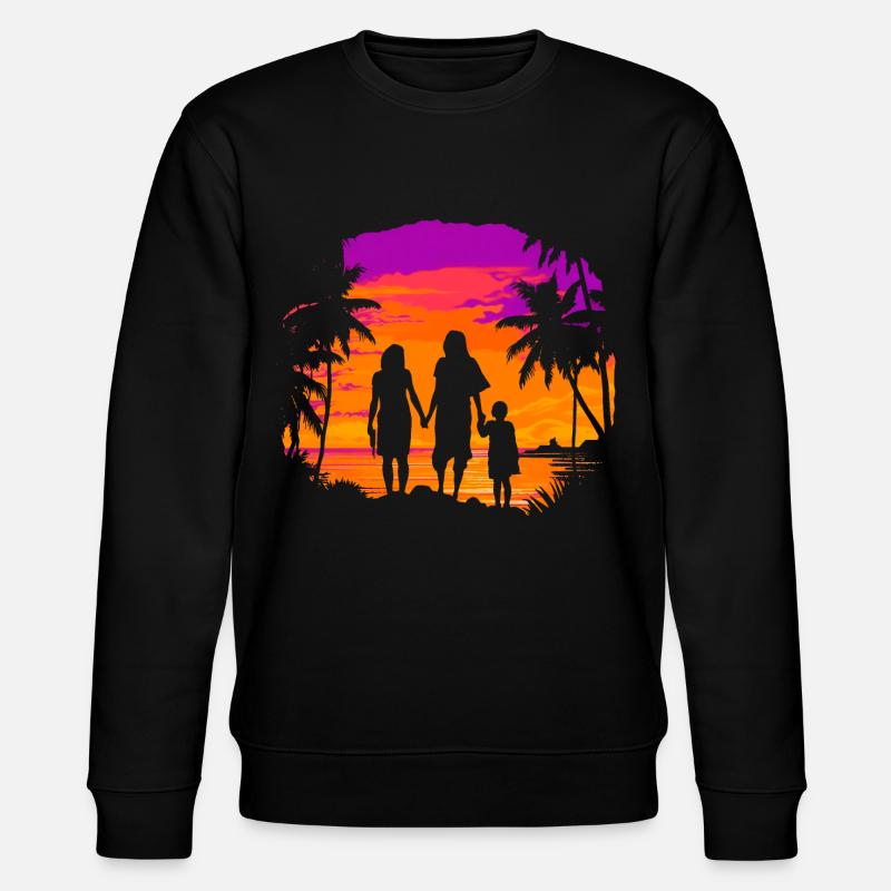COUCHER DE SOLEIL - Sweat bio CHANGER Stanley/Stella Unisexe - noir