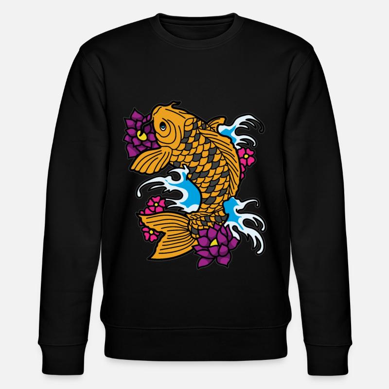 KOI Carpes - Sweat bio CHANGER Stanley/Stella Unisexe - noir