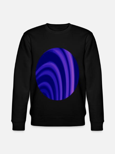 Fractal rings oval - Stanley/Stella CHANGER Unisex Organic Sweatshirt - black