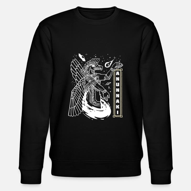 Sumerer Anunnaki Alien Astronauten - Stanley/Stella Unisex Bio-Sweatshirt CHANGER - Schwarz