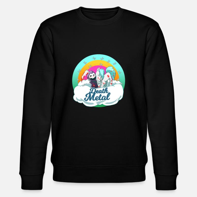 Death Metal - Stanley/Stella Unisex Bio-Sweatshirt CHANGER  - Schwarz