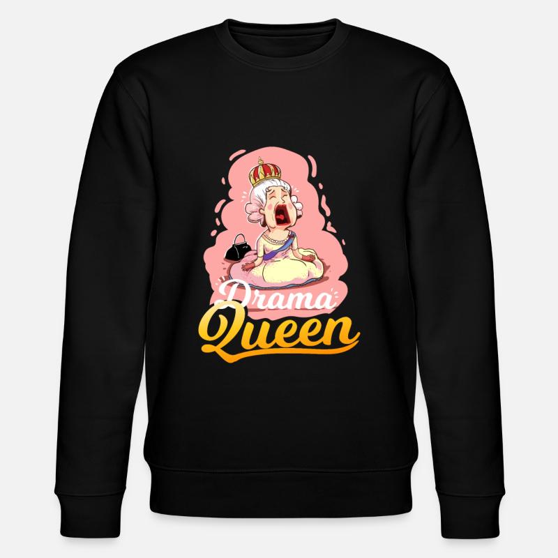 Drama Queen - Stanley/Stella Unisex Bio-Sweatshirt CHANGER  - Schwarz