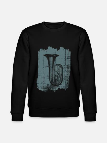 Tuba Instrument - Stanley/Stella CHANGER Unisex Organic Sweatshirt - black