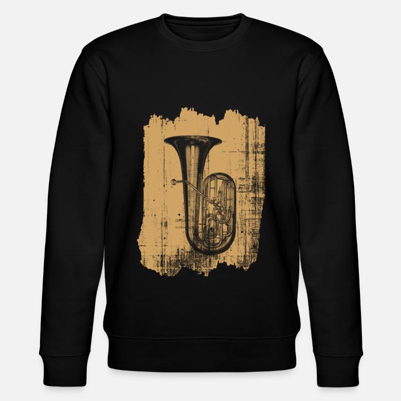 Tuba - Stanley/Stella Unisex Bio-Sweatshirt CHANGER  - Schwarz