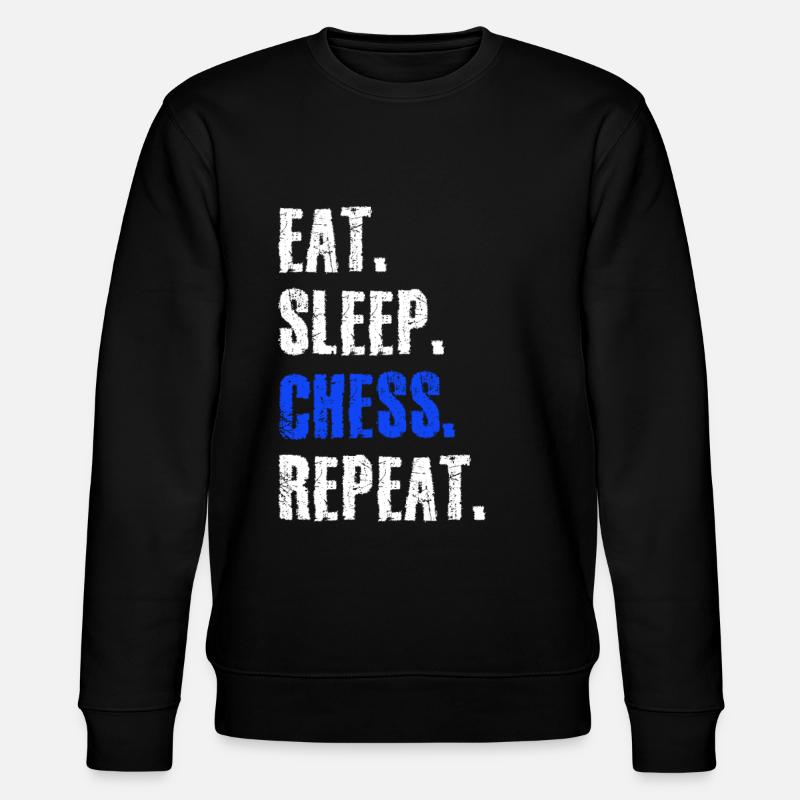 chess - Stanley/Stella CHANGER Unisex Organic Sweatshirt - black