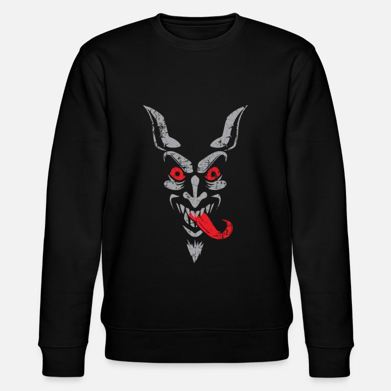 Visage de Krampus - Sweat bio CHANGER Stanley/Stella Unisexe - noir