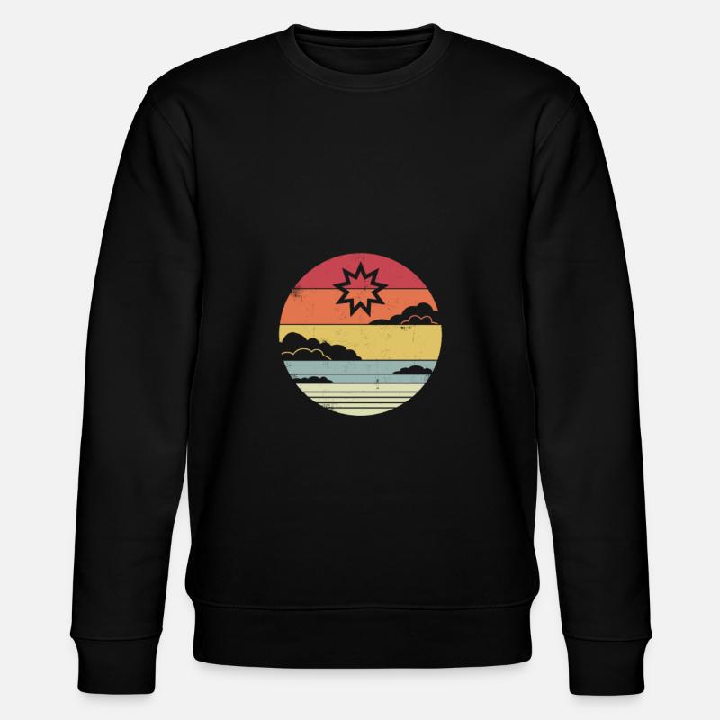 Bahai Bahaitum Retro - Sweat bio CHANGER Stanley/Stella Unisexe - noir