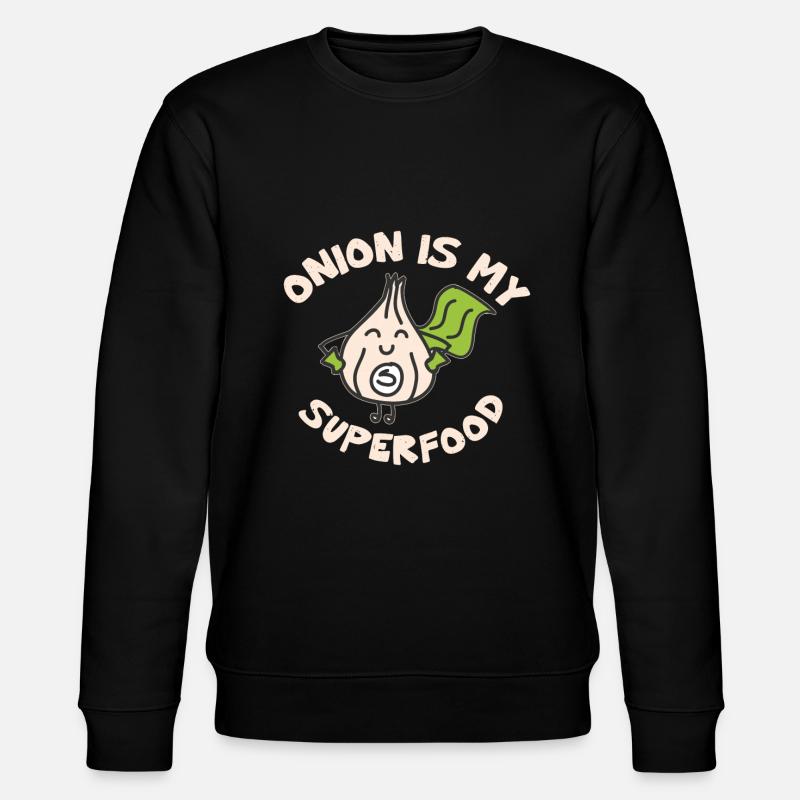 Oignon - oignon - superaliment - Sweat bio CHANGER Stanley/Stella Unisexe - noir