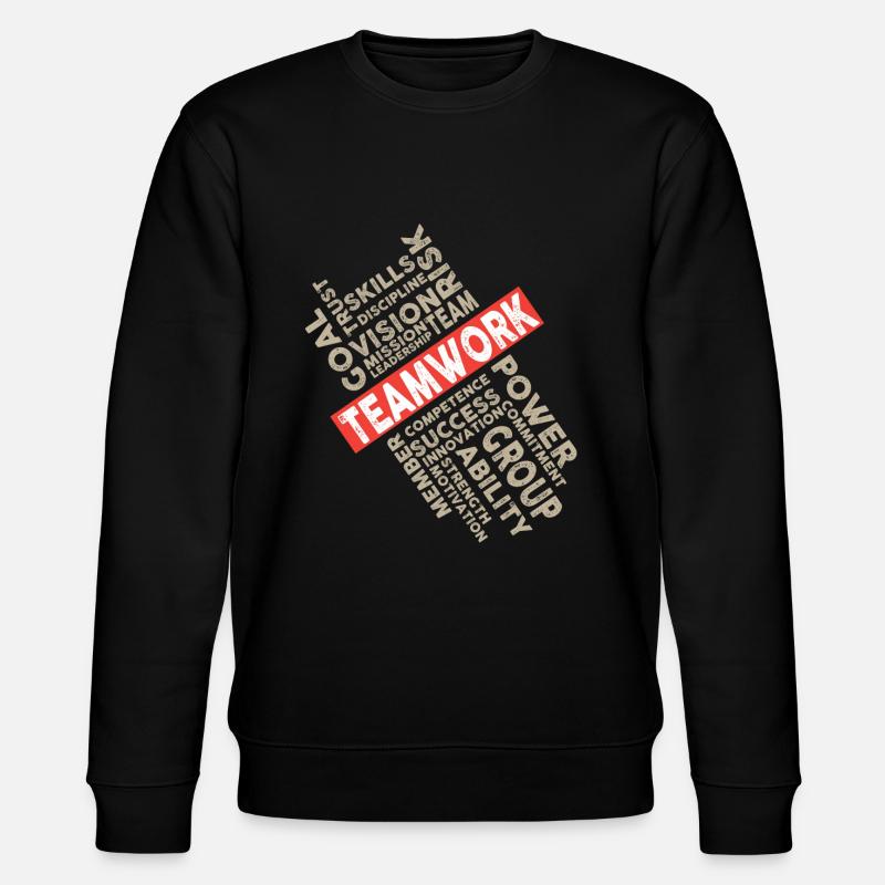 Travail d'équipe - Sweat bio CHANGER Stanley/Stella Unisexe - noir