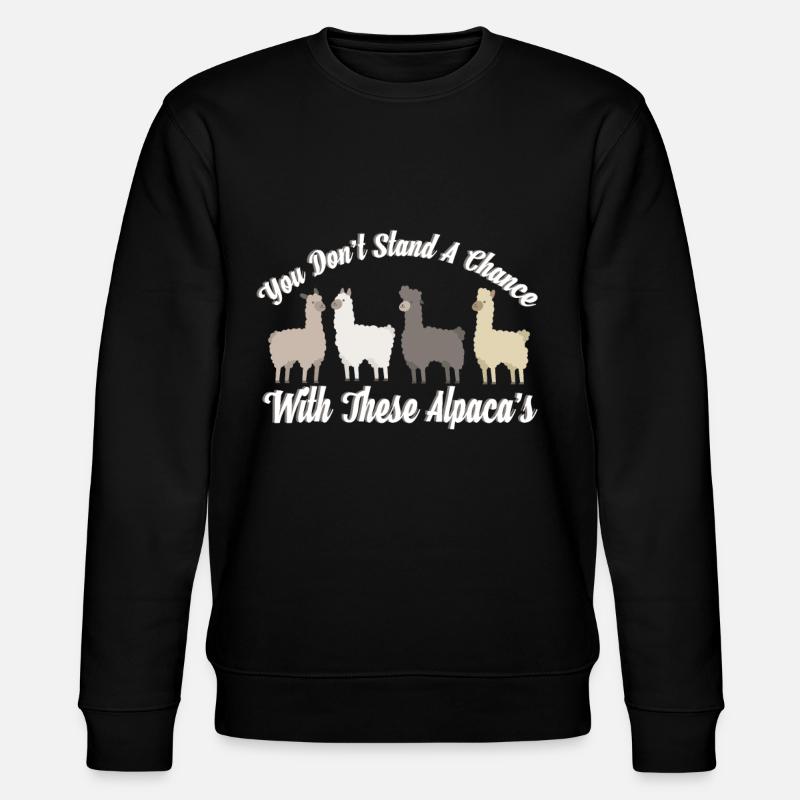 Alpacas Alpacas Alpacas Alpacas - Stanley/Stella CHANGER Unisex Organic Sweatshirt - black