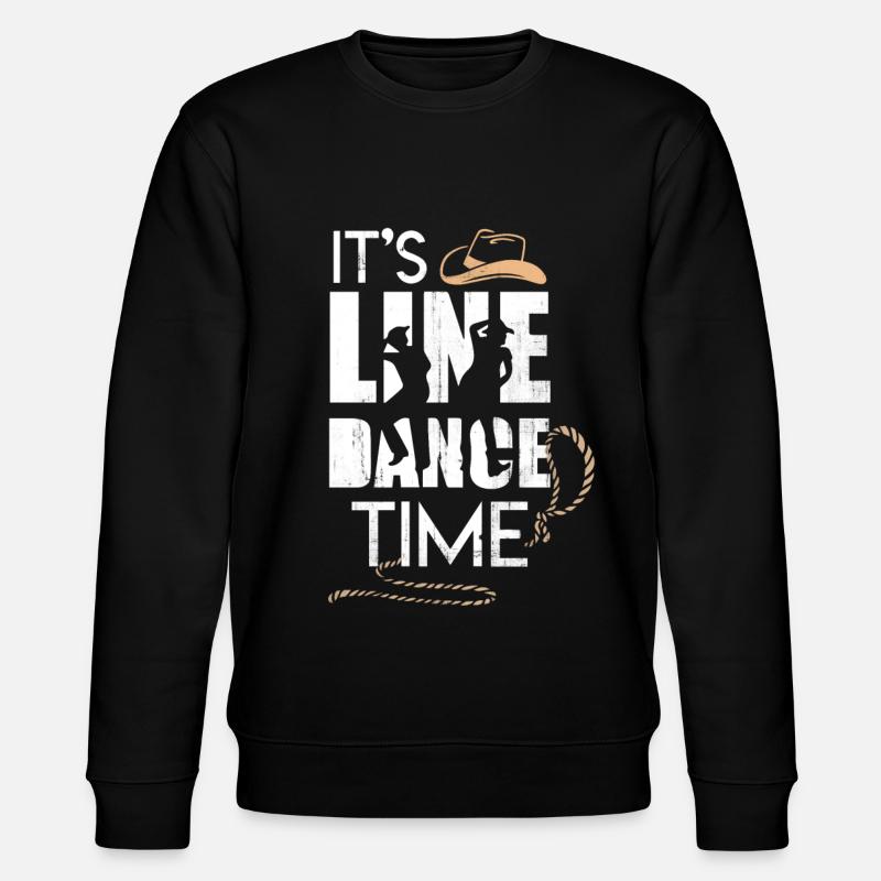 line dancing - Stanley/Stella CHANGER Unisex Organic Sweatshirt - black