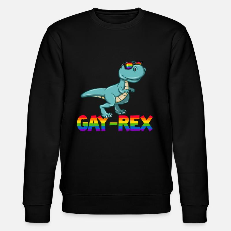 Gay Rex - Stanley/Stella Unisex Bio-Sweatshirt CHANGER  - Schwarz