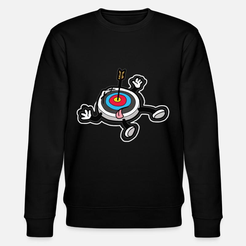 Cible morte avec tir à l'arc arc et flèche - Sweat bio CHANGER Stanley/Stella Unisexe - noir