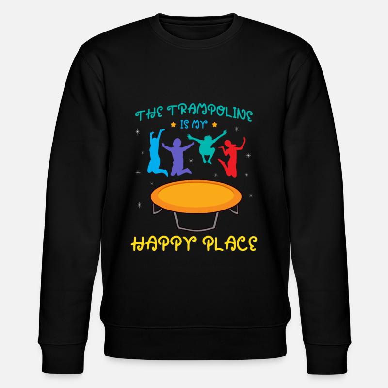 Trampoline sautant d'amour - Sweat bio CHANGER Stanley/Stella Unisexe - noir