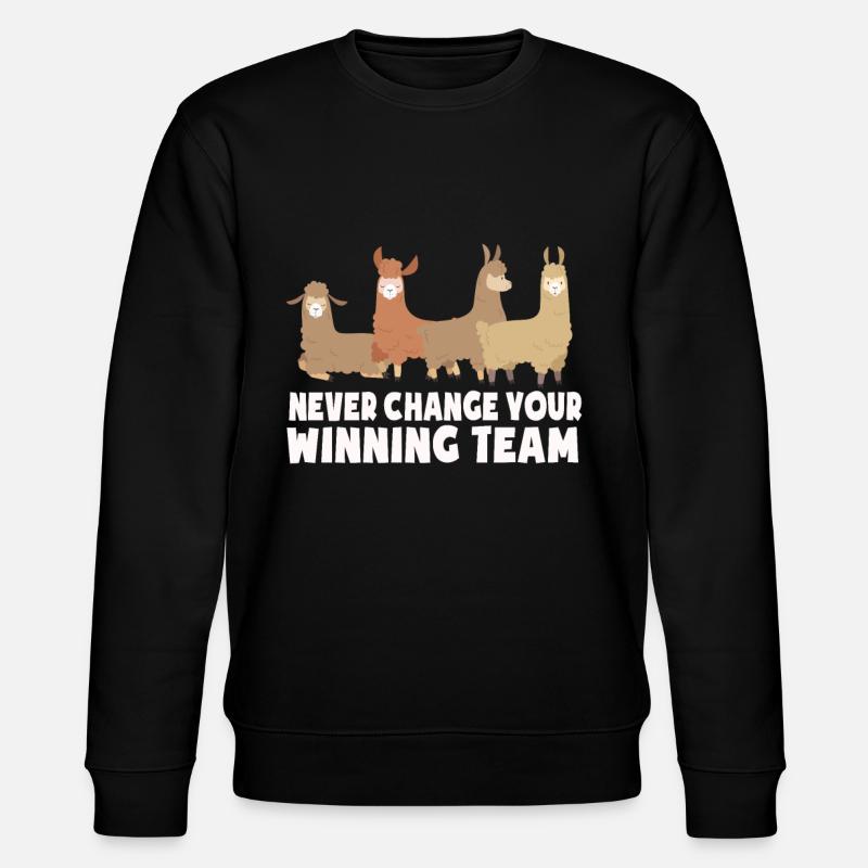 Alpaca alpaca alpaca alpaca - Stanley/Stella CHANGER Unisex Organic Sweatshirt - black