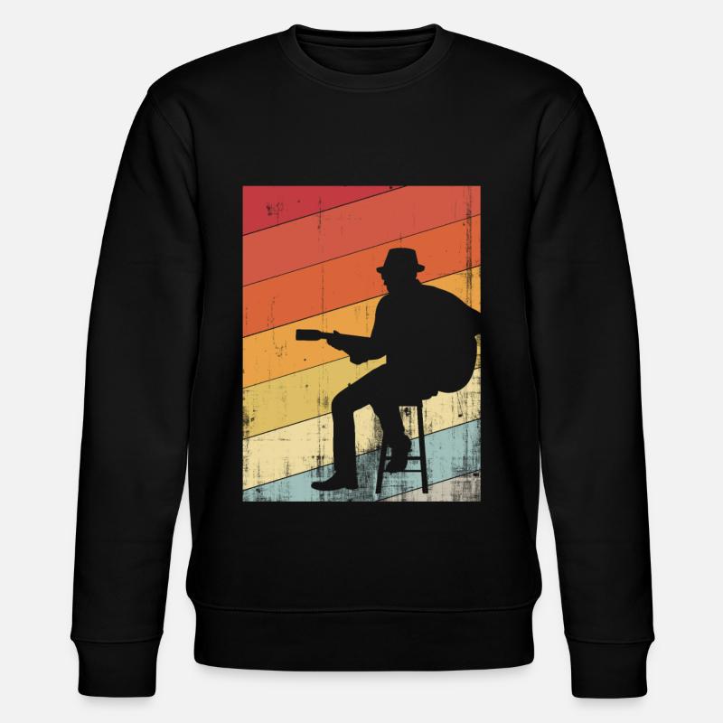 Guitariste guitare jazz - Sweat bio CHANGER Stanley/Stella Unisexe - noir