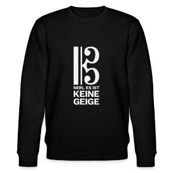 Bratsche Viola Violist Spruch Design für Musiker - Stanley/Stella Unisex Bio-Sweatshirt CHANGER  - Schwarz - Vorne - Nik (191cm) & Marisol (170cm)