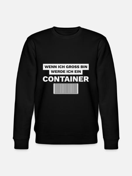 Container HO Modellbahn Spruch - Stanley/Stella Unisex Bio-Sweatshirt CHANGER - Schwarz