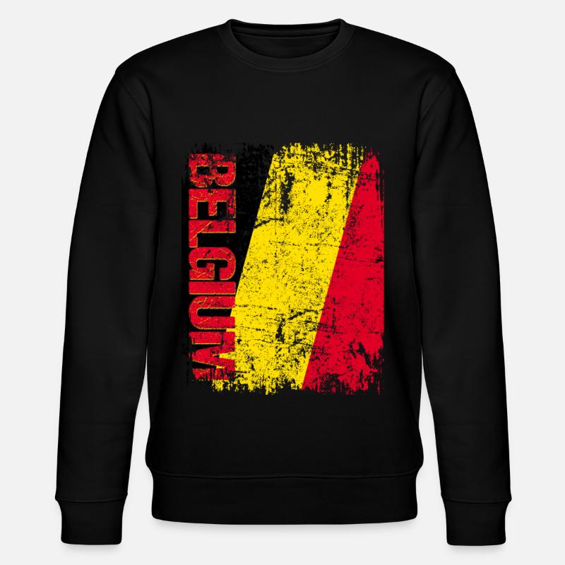 Belgium - Sweat bio CHANGER Stanley/Stella Unisexe - noir