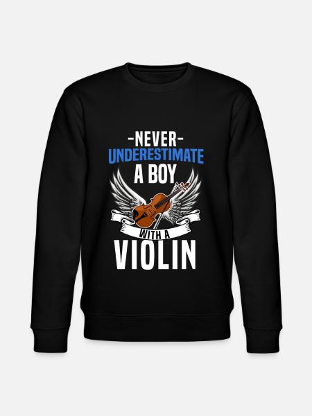violin - Stanley/Stella CHANGER Unisex Organic Sweatshirt - black