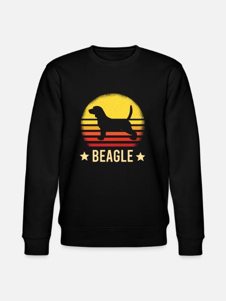 beagle - Stanley/Stella CHANGER Unisex Organic Sweatshirt - black