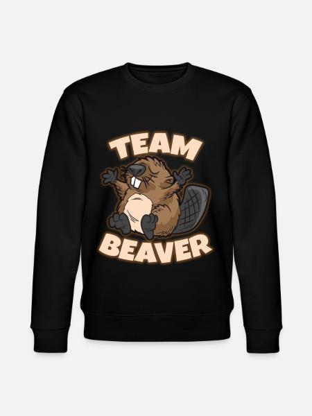 Team Beaver - Stanley/Stella Unisex Bio-Sweatshirt CHANGER  - Schwarz