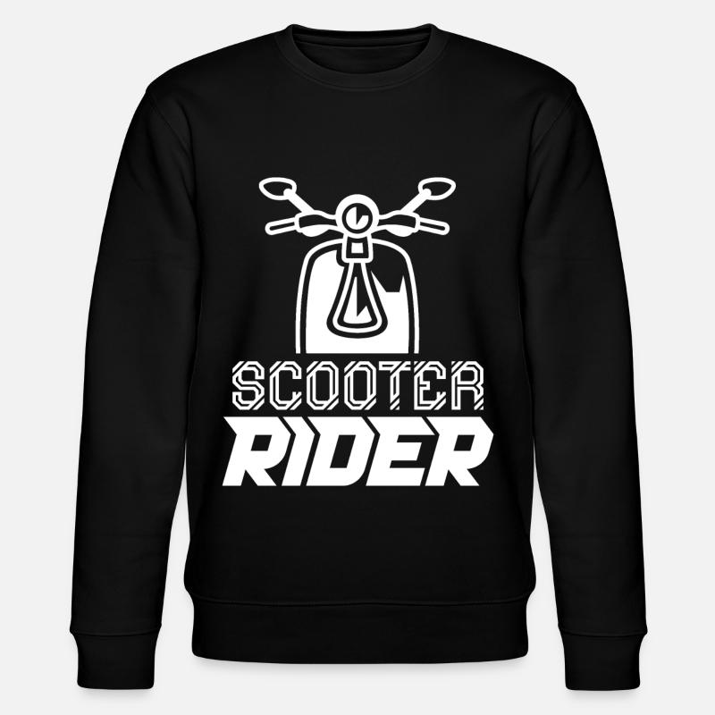 Scooter scooter cyclomoteur - Sweat bio CHANGER Stanley/Stella Unisexe - noir