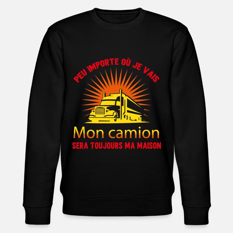 Mon camion ma maison - Sweat bio CHANGER Stanley/Stella Unisexe - noir