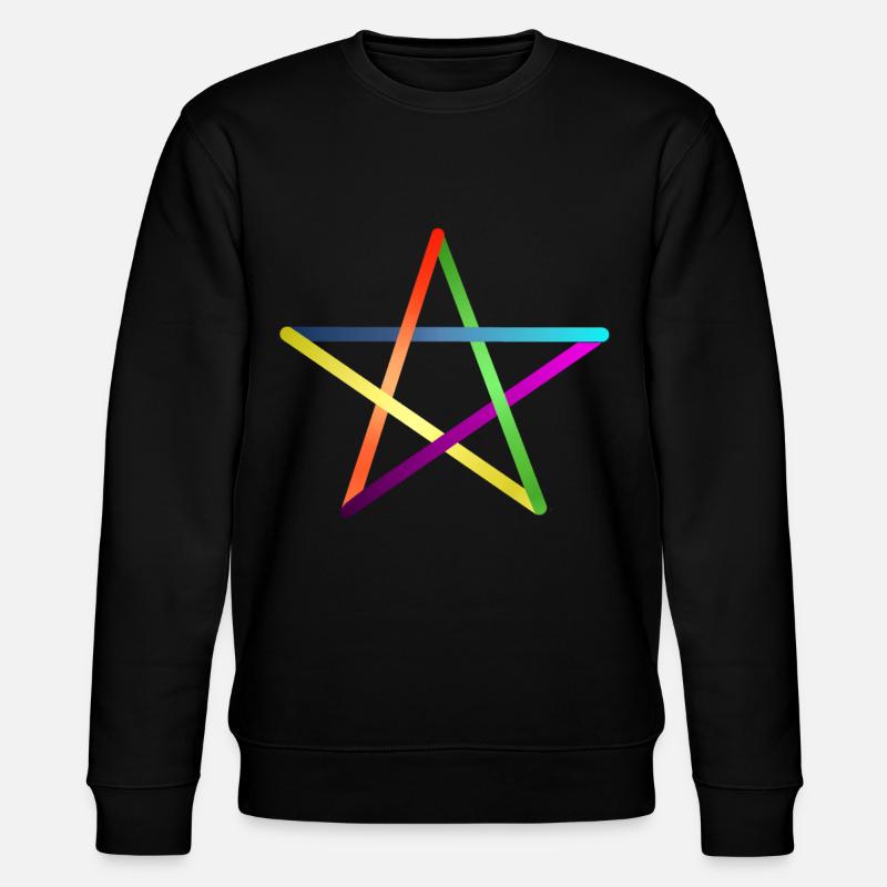 Triangles - graphisme - graphisme - Sweat bio CHANGER Stanley/Stella Unisexe - noir