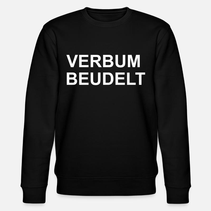 Verbumbeudelt - Stanley/Stella Unisex Bio-Sweatshirt CHANGER - Schwarz