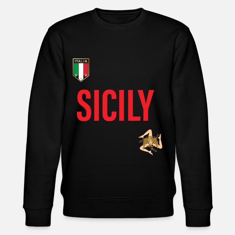 Sicily Jersey - Stanley/Stella CHANGER Unisex Organic Sweatshirt - black