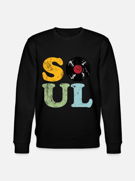 Soul Music Retro - Stanley/Stella CHANGER Unisex Organic Sweatshirt - black