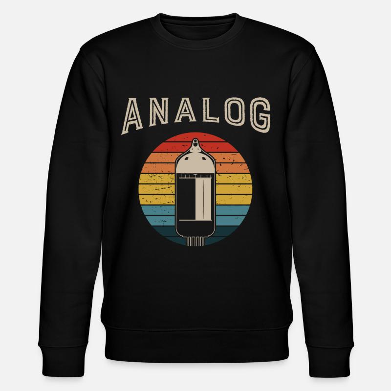 Rétro Analogique Synthétiseur modulaire Musicien - Sweat bio CHANGER Stanley/Stella Unisexe - noir
