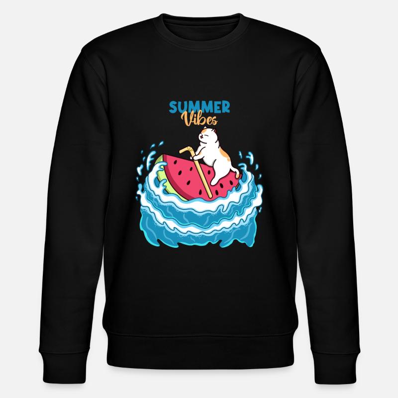 Summer Vibes - Stanley/Stella CHANGER Unisex Organic Sweatshirt - black