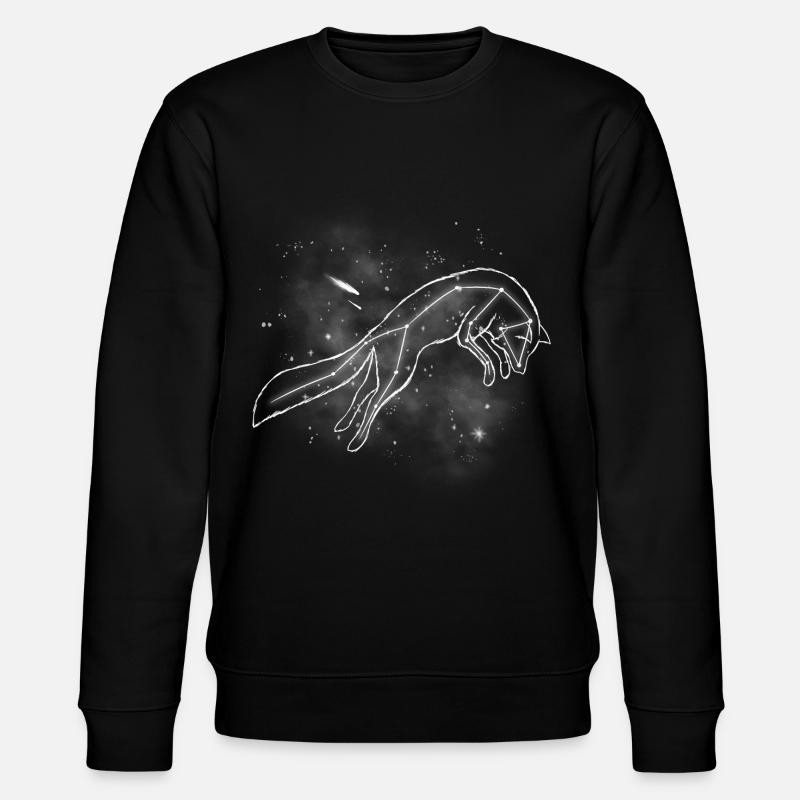 Fuchs - Stanley/Stella Unisex Bio-Sweatshirt CHANGER  - Schwarz