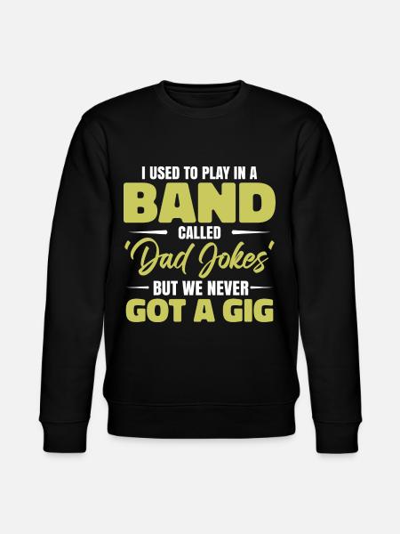 Fathers Day Pun Lover - Stanley/Stella CHANGER Unisex Organic Sweatshirt - black