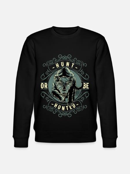Jage oder werde gejagt! - Stanley/Stella Unisex Bio-Sweatshirt CHANGER - Schwarz