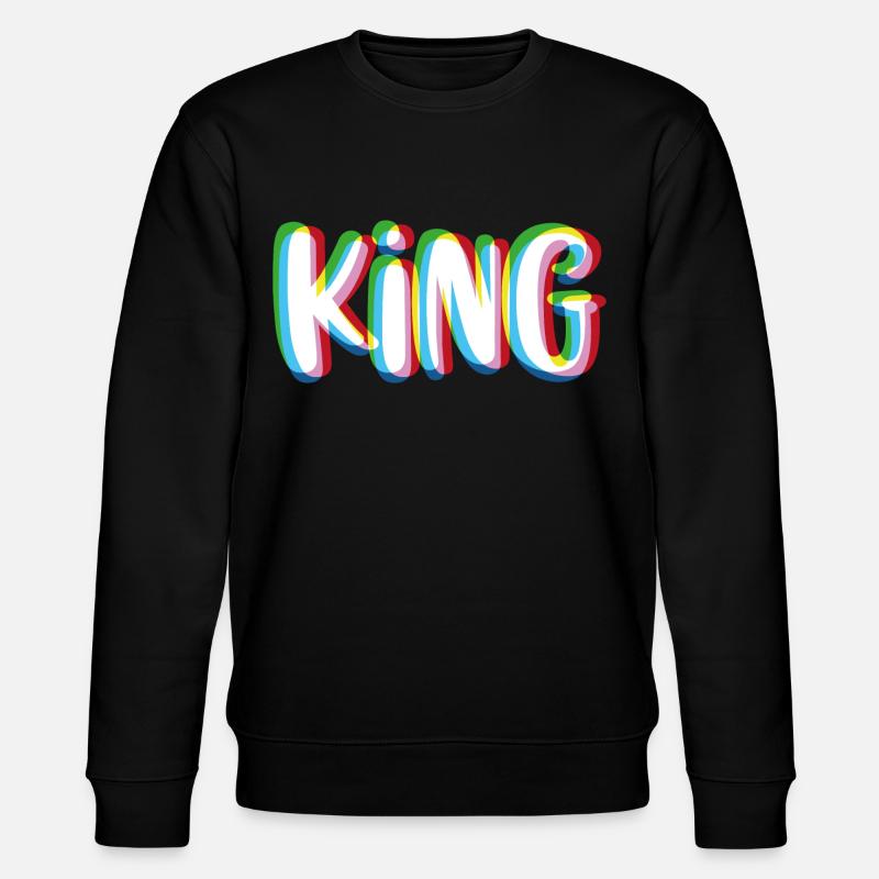 King - chemise partenaire Queen - Sweat bio CHANGER Stanley/Stella Unisexe - noir