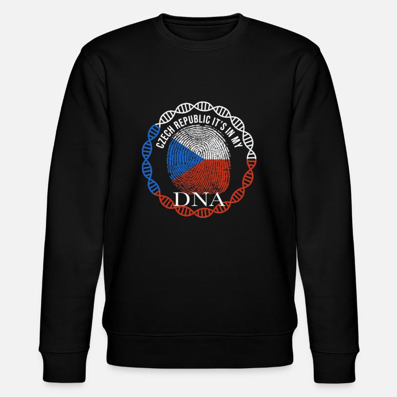 ADN du drapeau de la République tchèque - Sweat bio CHANGER Stanley/Stella Unisexe - noir