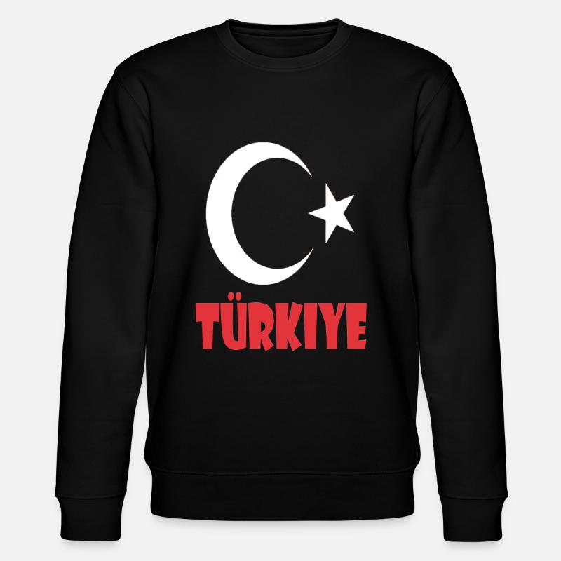 Turkey Design - Stanley/Stella CHANGER Unisex Organic Sweatshirt - black