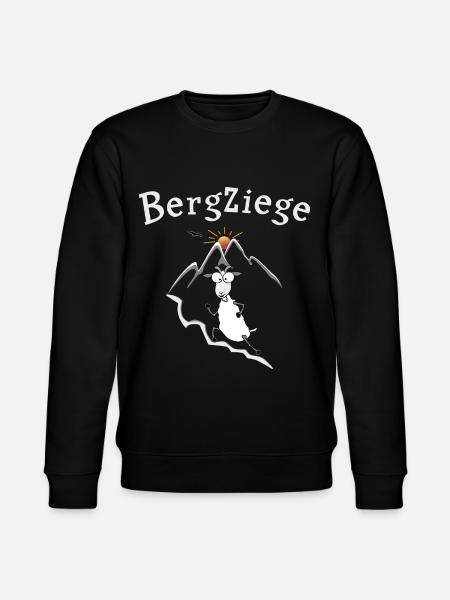 Bergziege Laufen - Stanley/Stella Unisex Bio-Sweatshirt CHANGER - Schwarz