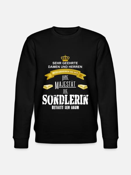 Majesty Sondlerin - Sondeln - Probegänger - Gold - Stanley/Stella CHANGER Unisex Organic Sweatshirt - black