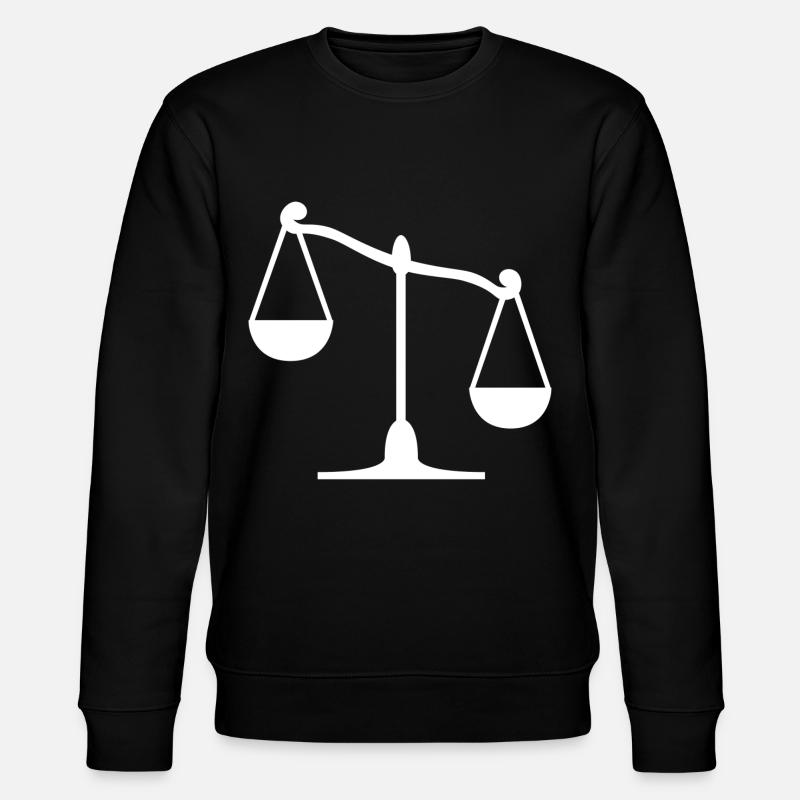 Waage - Stanley/Stella Unisex Bio-Sweatshirt CHANGER  - Schwarz