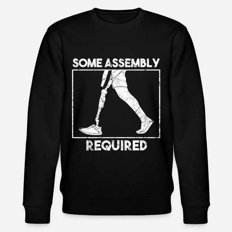 Some Assembly Required Amputierte - Stanley/Stella Unisex Bio-Sweatshirt CHANGER  - Schwarz