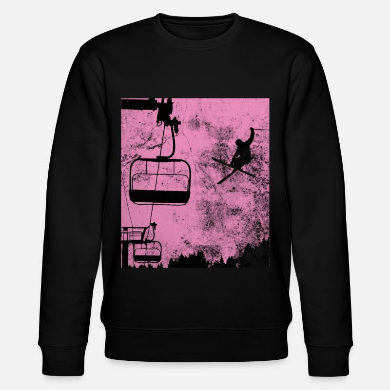Ski - (2) - Sweat bio CHANGER Stanley/Stella Unisexe - noir